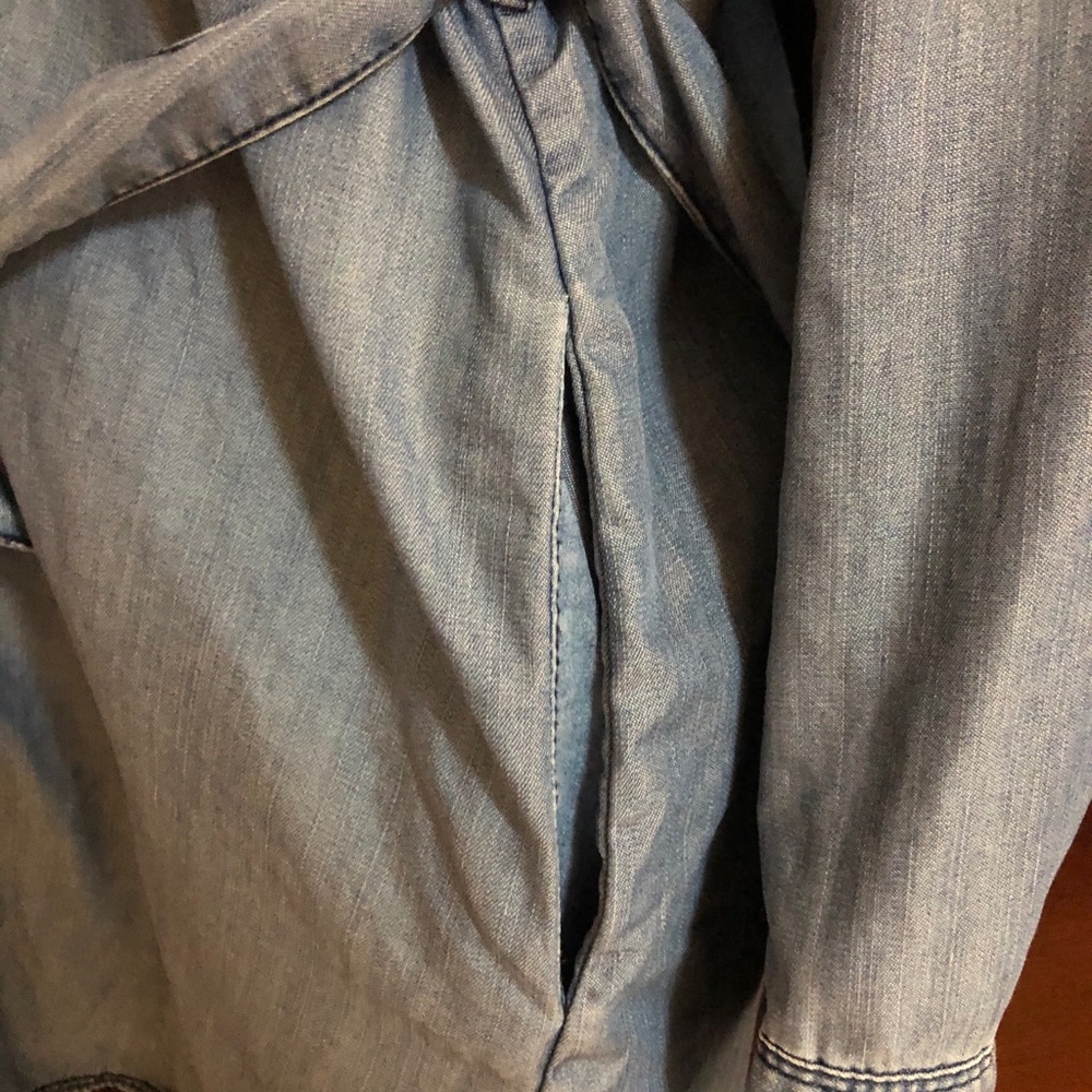 XS AQUA Chambray Dress like Denim - Picture 11 of 13